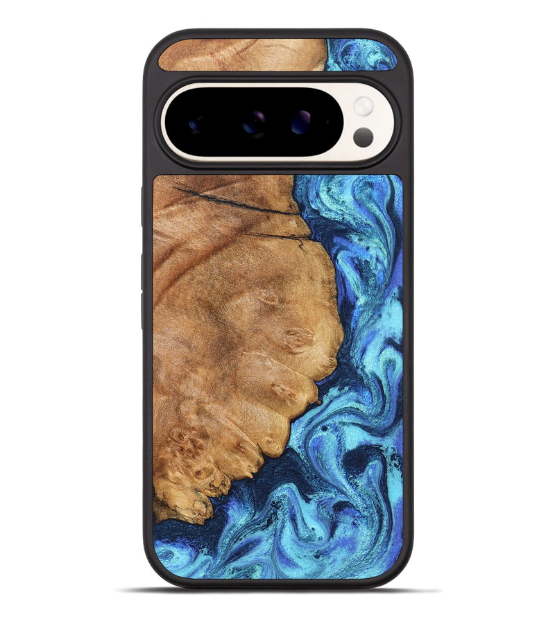 Pixel 9 Pro XL Wood Phone Case - Jax (Blue, 825353)