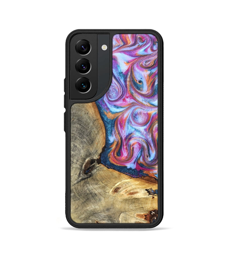 Galaxy S22 Wood Phone Case - Gustave (Blue, 825355)
