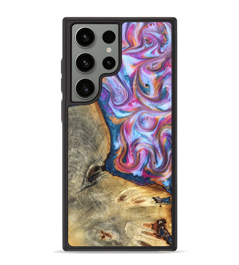 Galaxy S23 Ultra Wood Phone Case - Gustave (Blue, 825355)