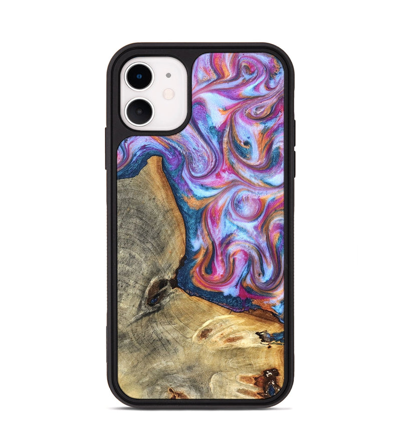 iPhone 11 Wood Phone Case - Gustave (Blue, 825355)