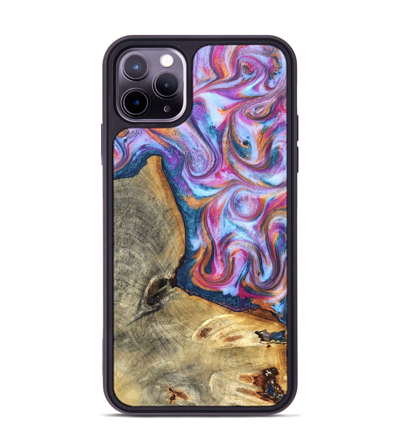 iPhone 11 Pro Max Wood Phone Case - Gustave (Blue, 825355)