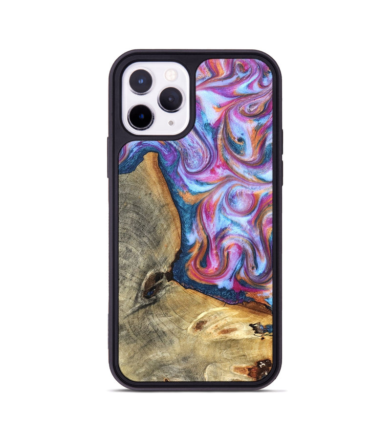 iPhone 11 Pro Wood Phone Case - Gustave (Blue, 825355)