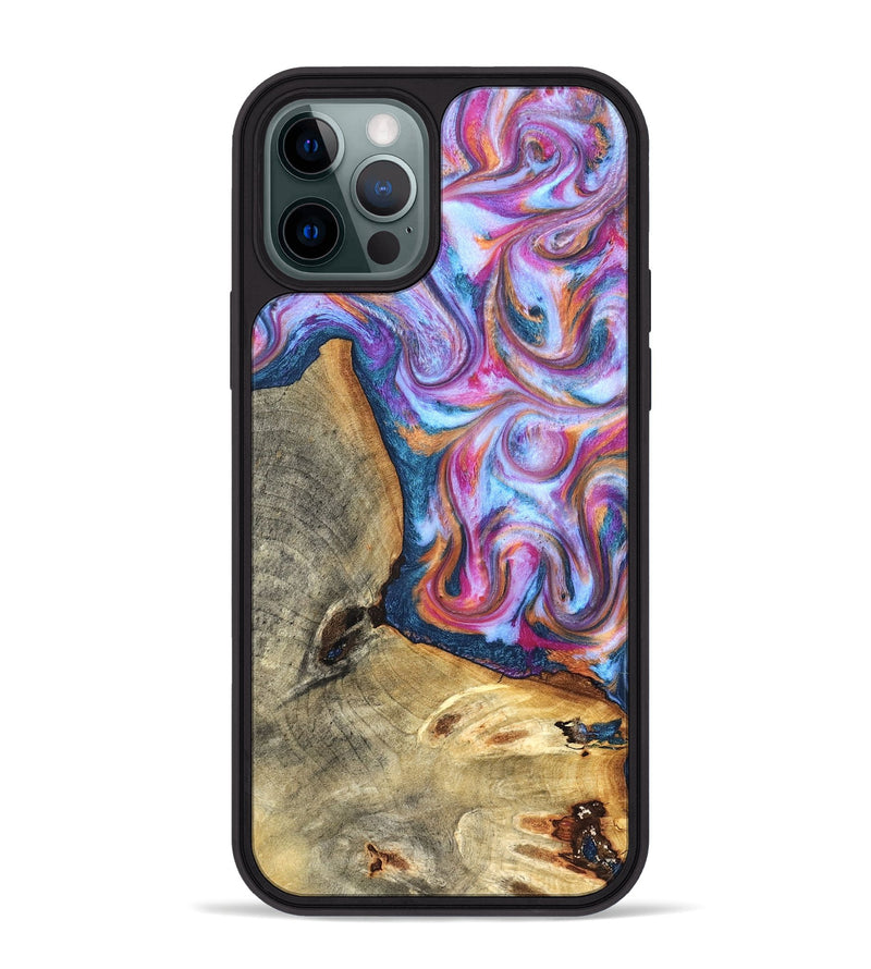 iPhone 12 Pro Max Wood Phone Case - Gustave (Blue, 825355)