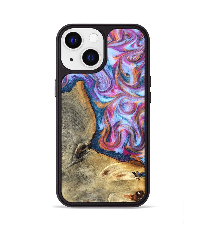 iPhone 13 Wood Phone Case - Gustave (Blue, 825355)