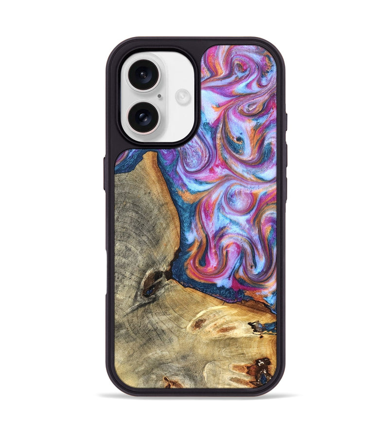 iPhone 17 Wood Phone Case - Gustave (Blue, 825355)