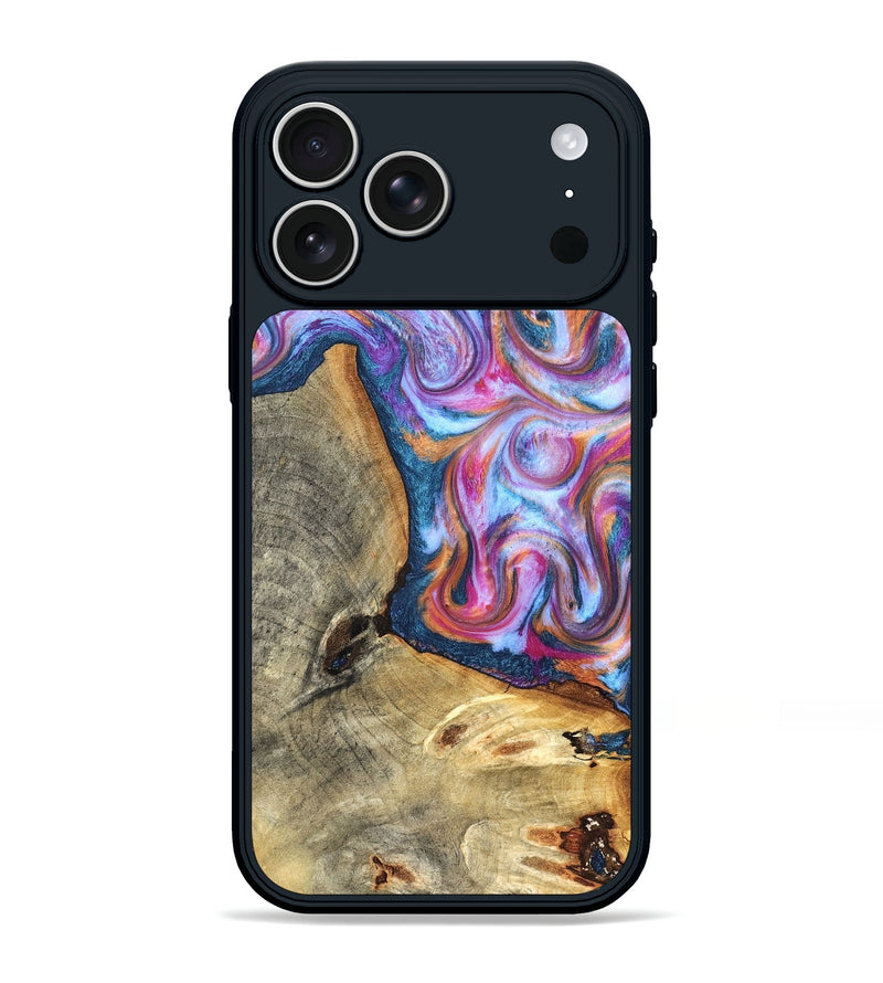 iPhone 17 Pro Max Wood Phone Case - Gustave (Blue, 825355)