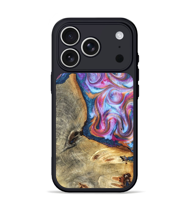 iPhone 17 Pro Wood Phone Case - Gustave (Blue, 825355)