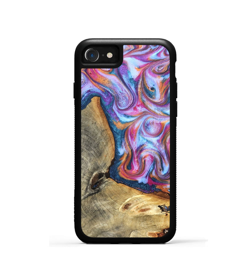 iPhone SE Wood Phone Case - Gustave (Blue, 825355)