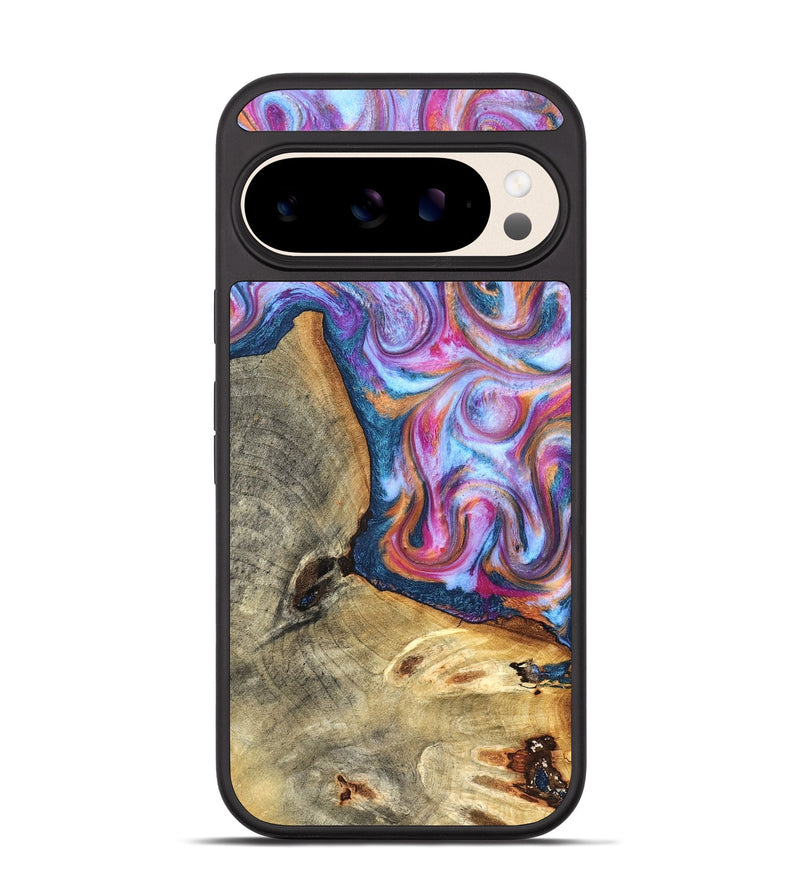 Pixel 10 Wood Phone Case - Gustave (Blue, 825355)