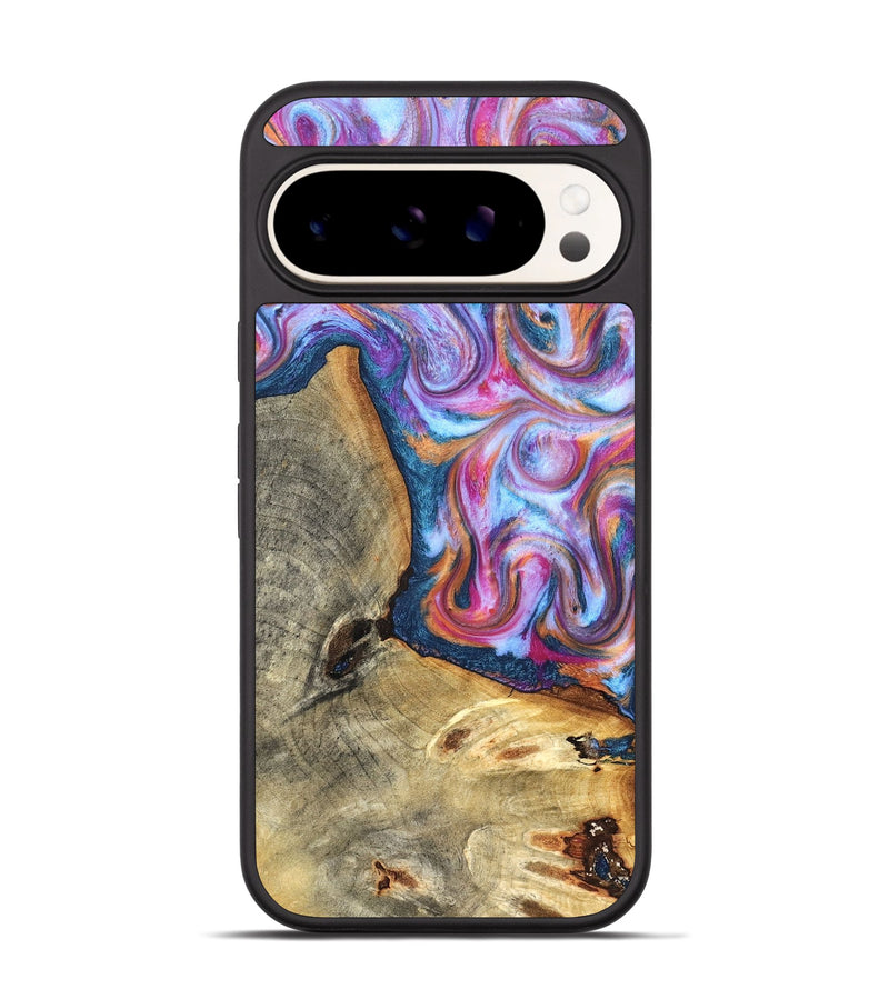 Pixel 9 Wood Phone Case - Gustave (Blue, 825355)