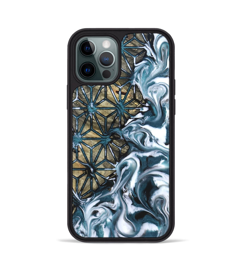 iPhone 12 Pro Wood Phone Case - Mikael (Pattern, 825356)