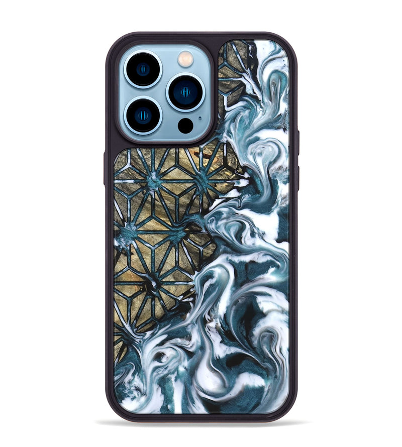 iPhone 14 Pro Max Wood Phone Case - Mikael (Pattern, 825356)