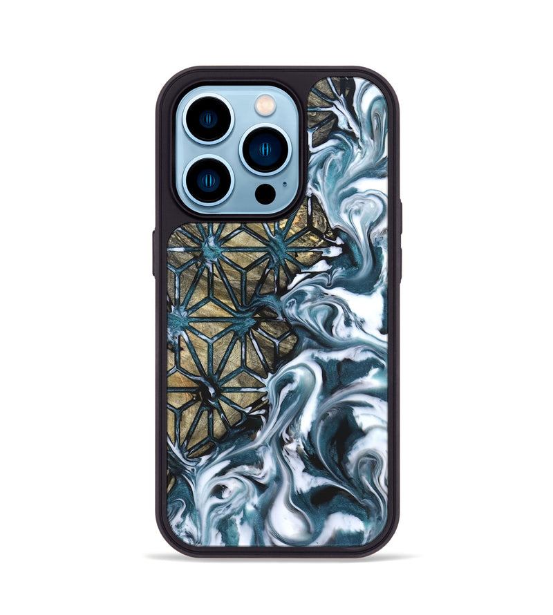 iPhone 14 Pro Wood Phone Case - Mikael (Pattern, 825356)