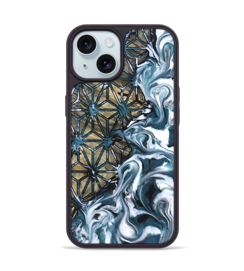 iPhone 15 Wood Phone Case - Mikael (Pattern, 825356)
