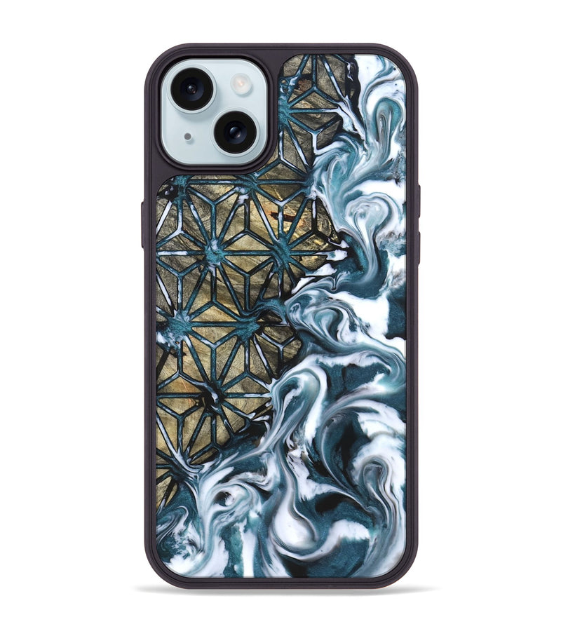 iPhone 15 Plus Wood Phone Case - Mikael (Pattern, 825356)