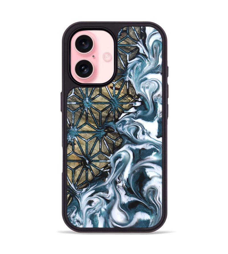iPhone 16 Wood Phone Case - Mikael (Pattern, 825356)