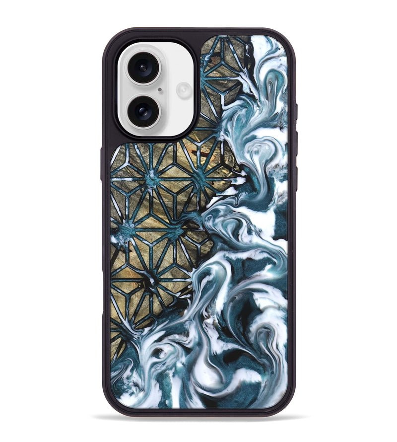 iPhone 16 Plus Wood Phone Case - Mikael (Pattern, 825356)