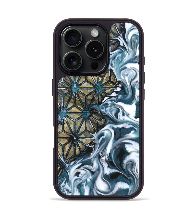 iPhone 16 Pro Wood Phone Case - Mikael (Pattern, 825356)