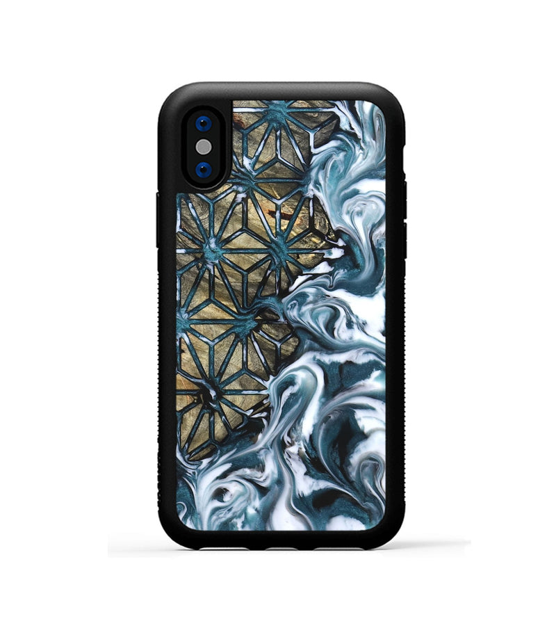 iPhone Xs Wood Phone Case - Mikael (Pattern, 825356)