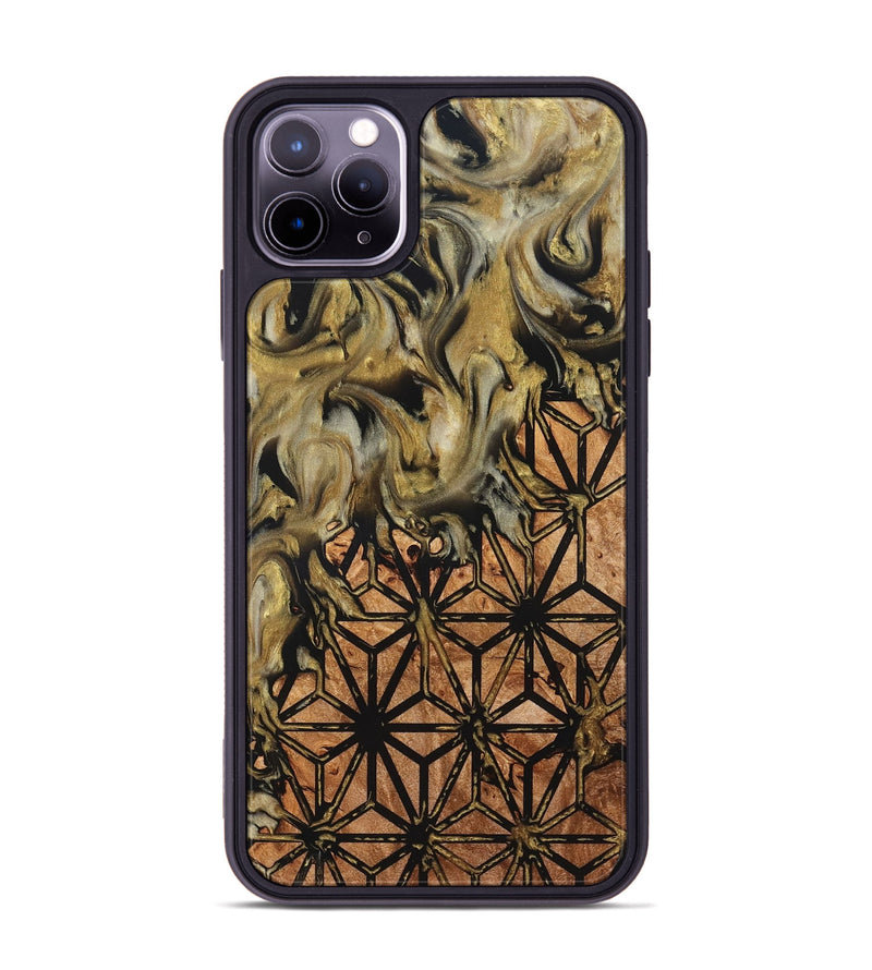 iPhone 11 Pro Max Wood Phone Case - Rusty (Pattern, 825357)