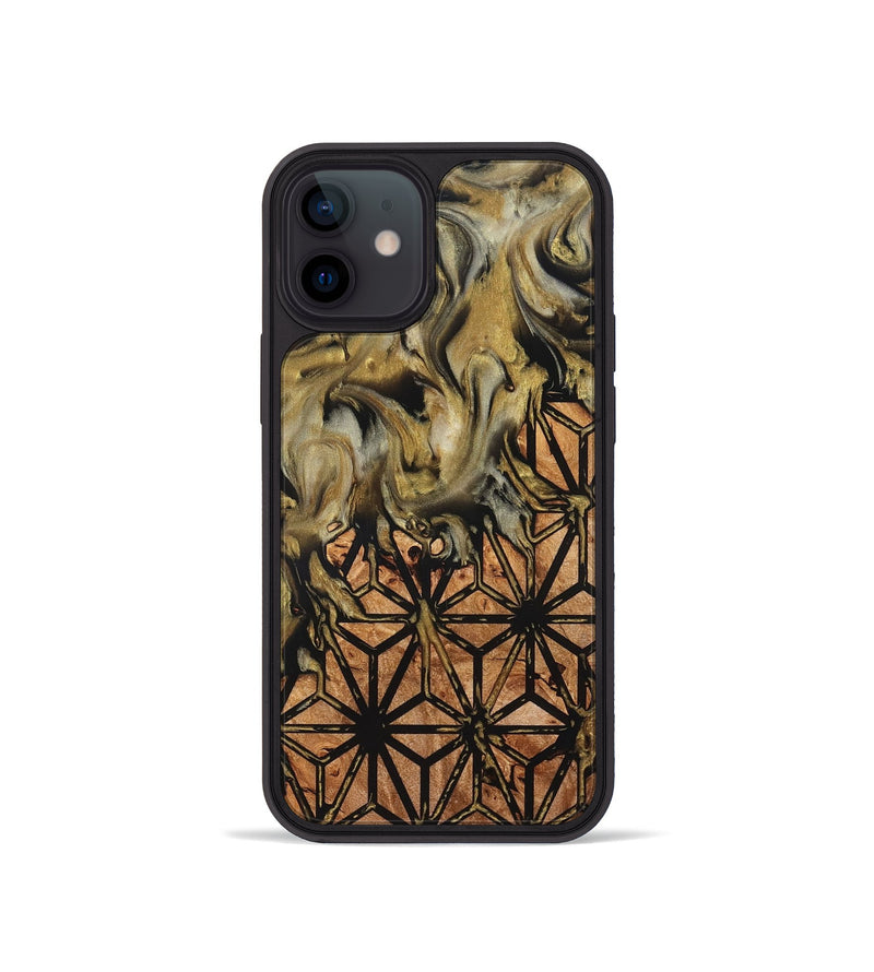 iPhone 12 mini Wood Phone Case - Rusty (Pattern, 825357)