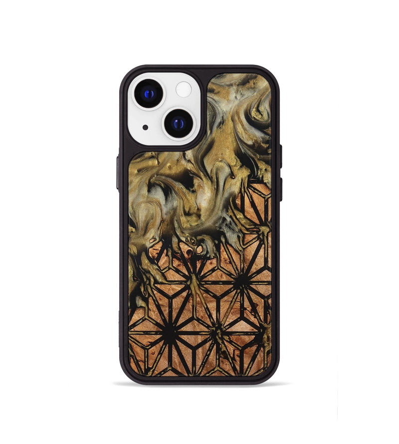 iPhone 13 mini Wood Phone Case - Rusty (Pattern, 825357)