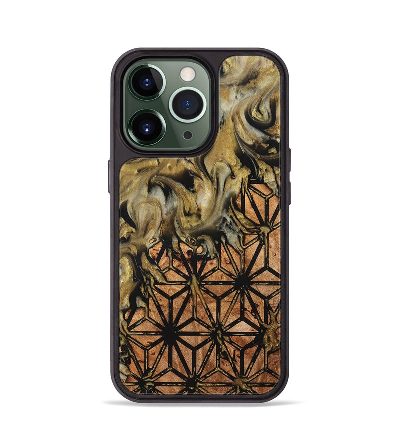 iPhone 13 Pro Wood Phone Case - Rusty (Pattern, 825357)