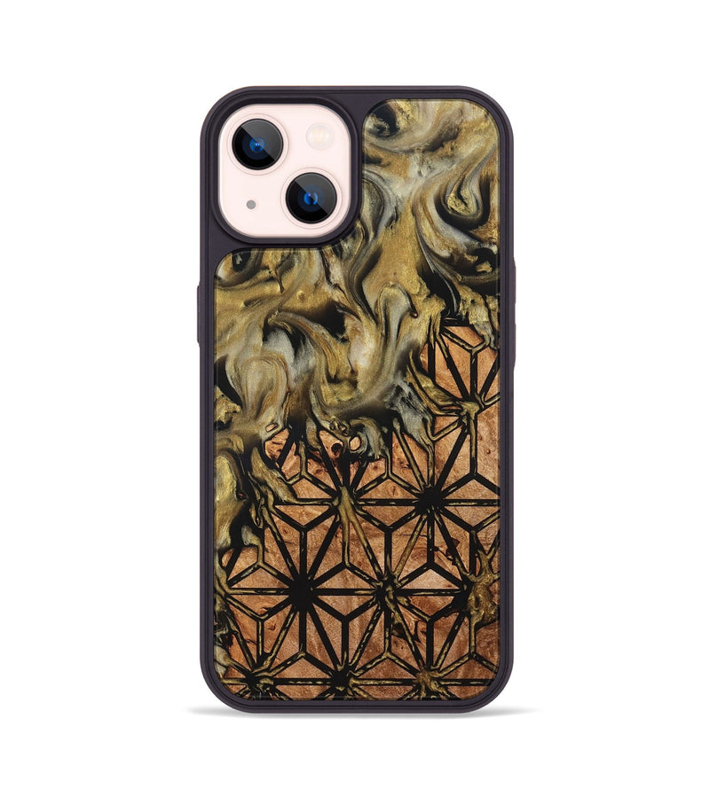 iPhone 14 Wood Phone Case - Rusty (Pattern, 825357)