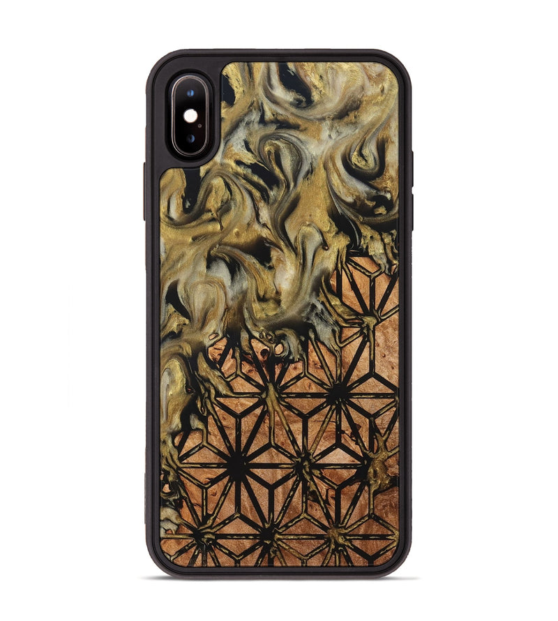 iPhone Xs Max Wood Phone Case - Rusty (Pattern, 825357)