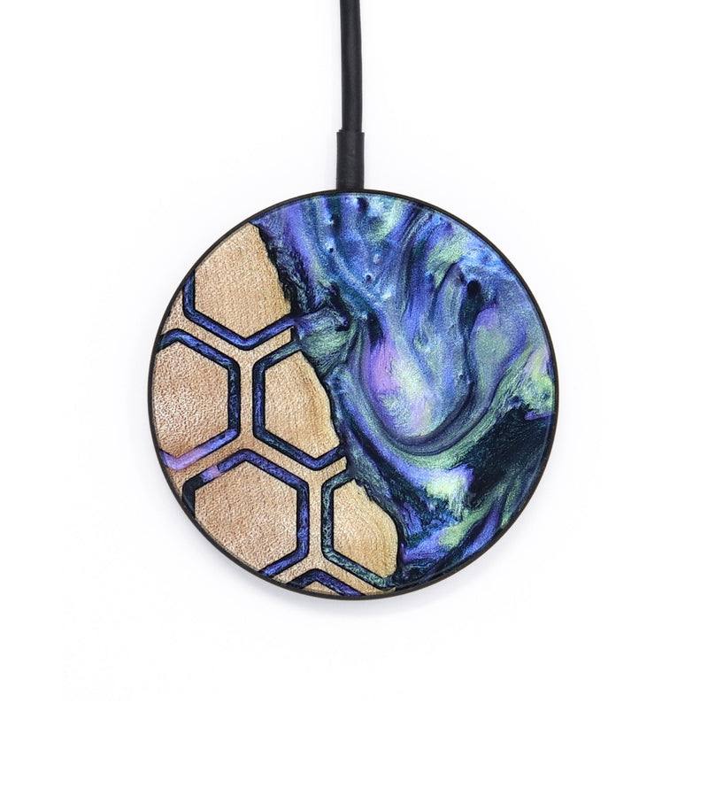 Circle Wood Wireless Charger - Kane (Pattern, 825358)