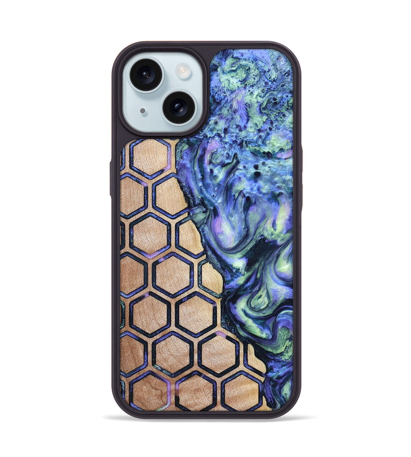 iPhone 15 Wood Phone Case - Kane (Pattern, 825358)