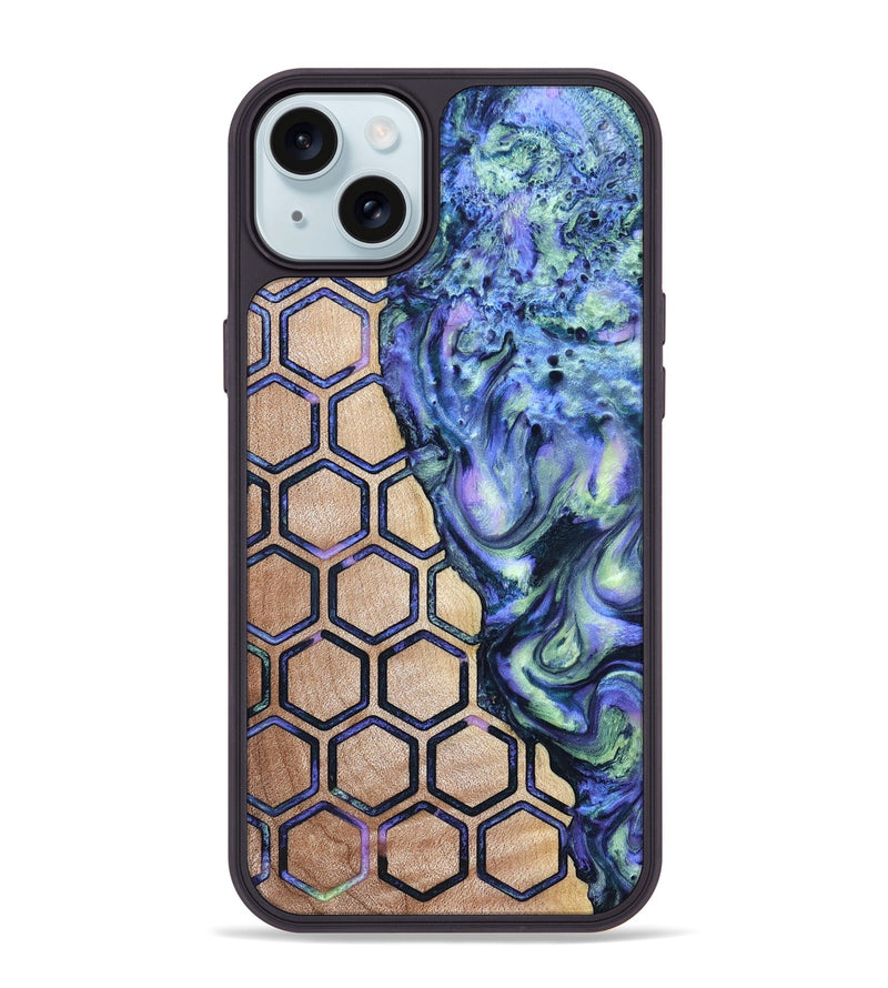 iPhone 15 Plus Wood Phone Case - Kane (Pattern, 825358)
