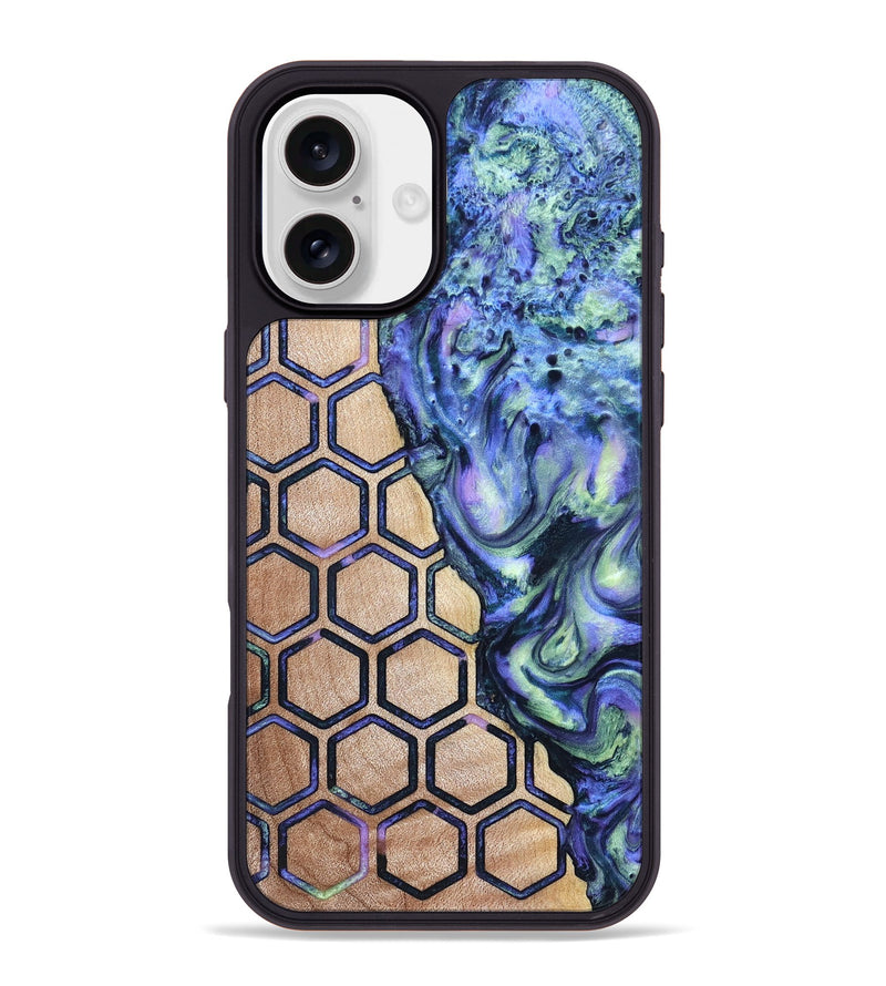 iPhone 16 Plus Wood Phone Case - Kane (Pattern, 825358)