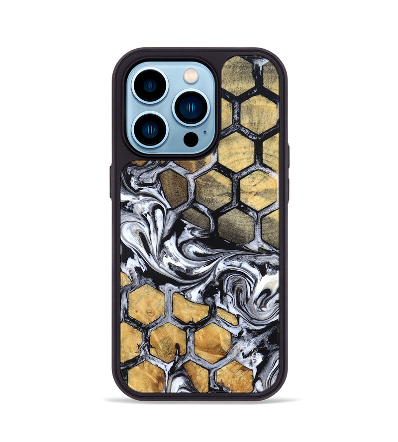 iPhone 14 Pro Wood Phone Case - Jamey (Pattern, 825359)