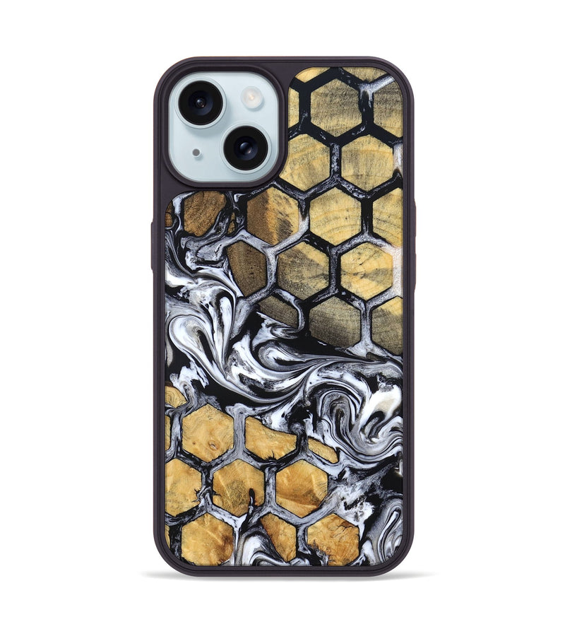 iPhone 15 Wood Phone Case - Jamey (Pattern, 825359)