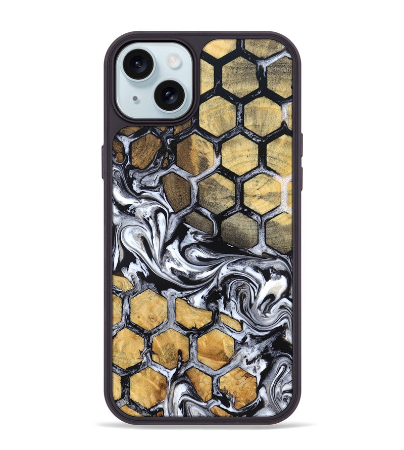 iPhone 15 Plus Wood Phone Case - Jamey (Pattern, 825359)