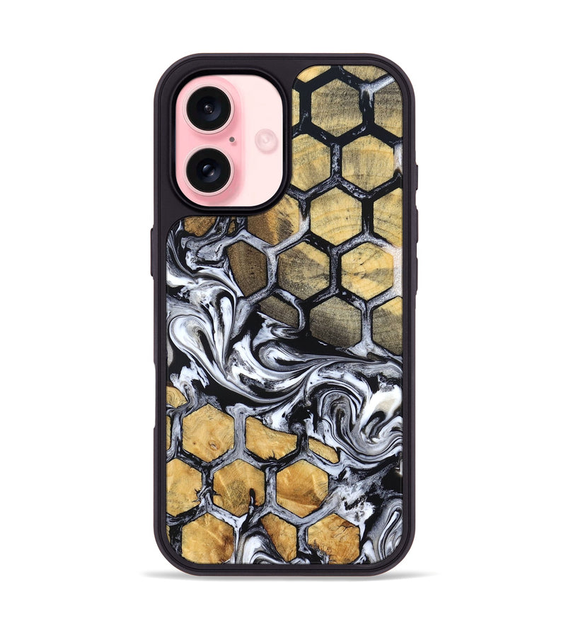 iPhone 16 Wood Phone Case - Jamey (Pattern, 825359)