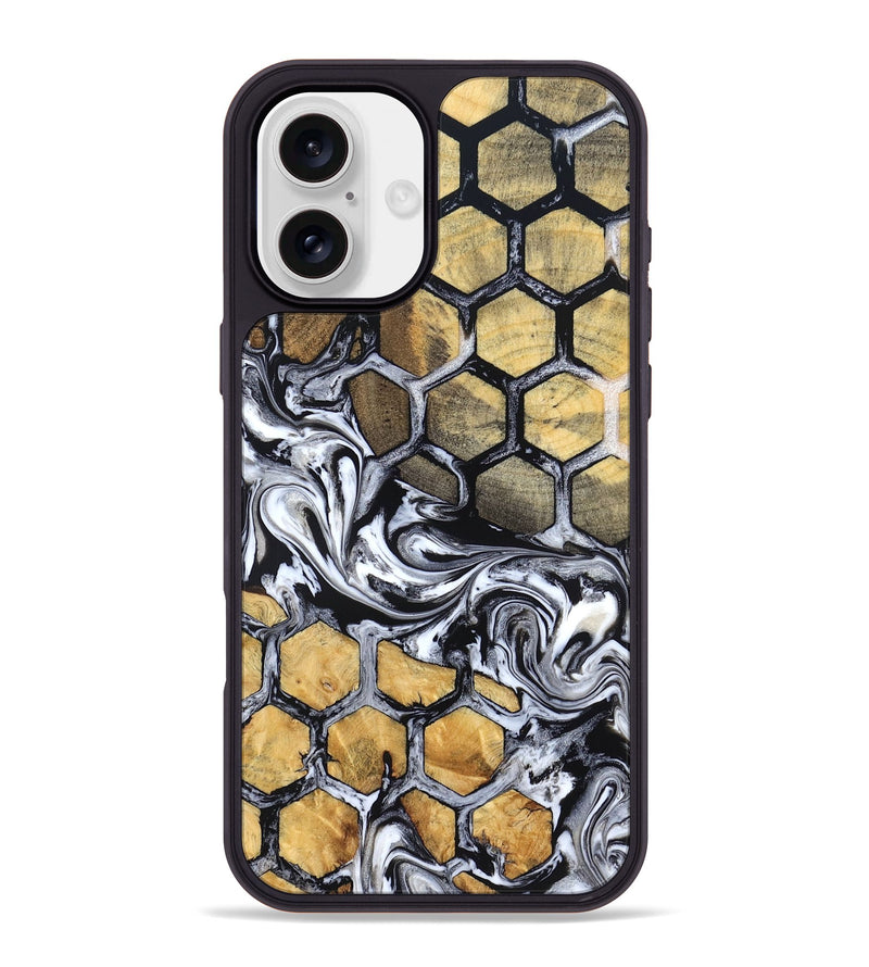 iPhone 16 Plus Wood Phone Case - Jamey (Pattern, 825359)