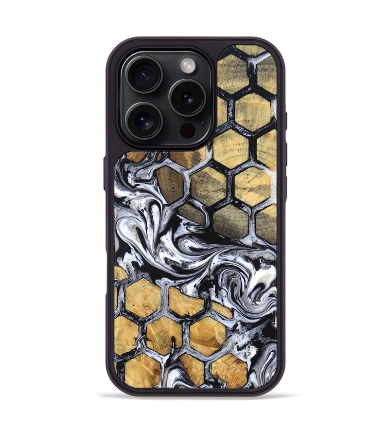 iPhone 16 Pro Wood Phone Case - Jamey (Pattern, 825359)