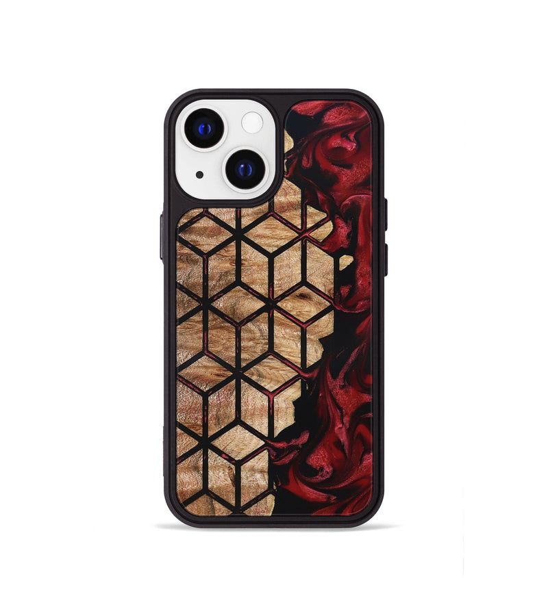 iPhone 13 mini Wood Phone Case - Kaycee (Pattern, 825360)