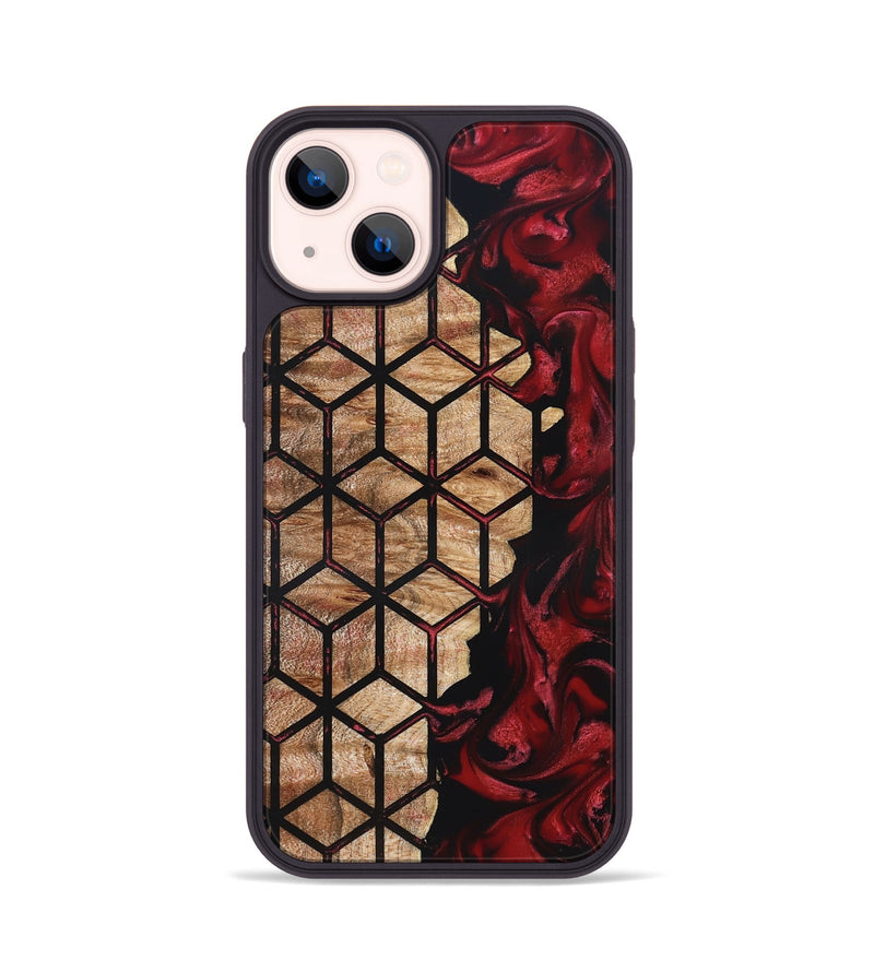 iPhone 14 Wood Phone Case - Kaycee (Pattern, 825360)