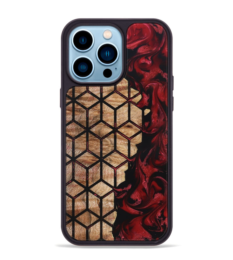 iPhone 14 Pro Max Wood Phone Case - Kaycee (Pattern, 825360)