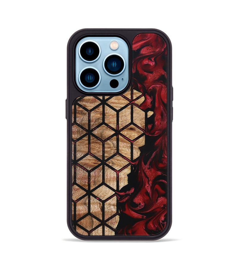 iPhone 14 Pro Wood Phone Case - Kaycee (Pattern, 825360)