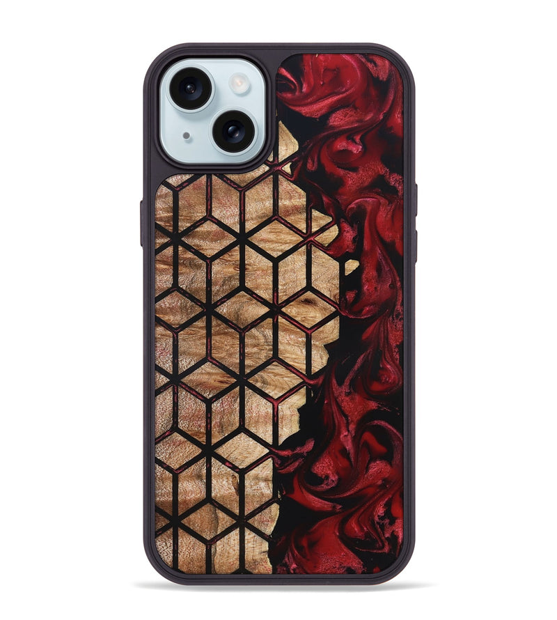 iPhone 15 Plus Wood Phone Case - Kaycee (Pattern, 825360)