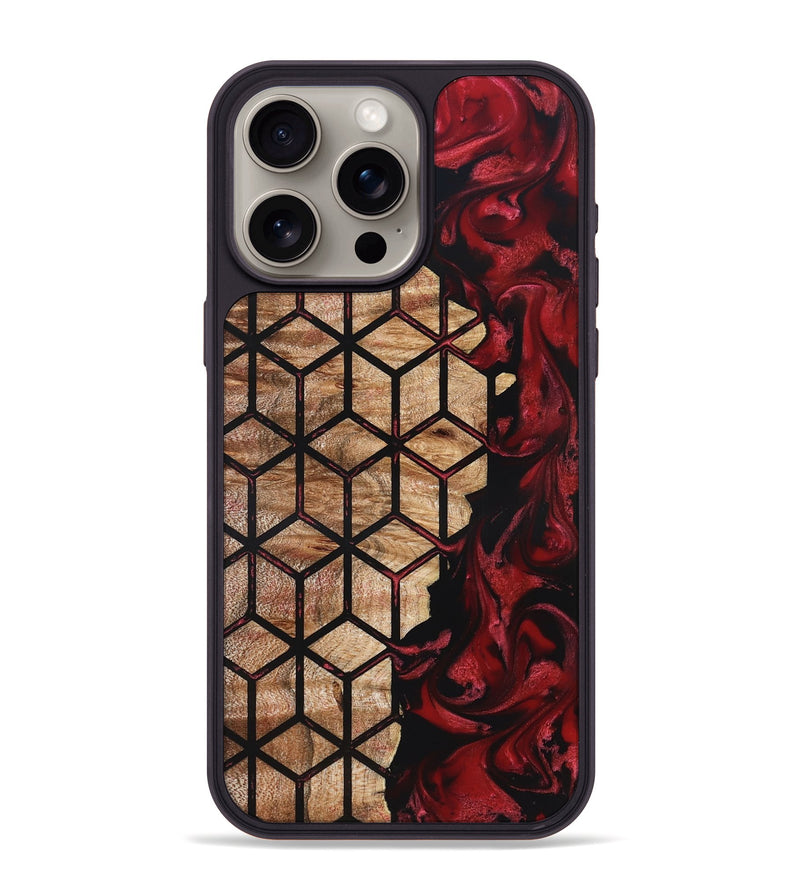 iPhone 15 Pro Max Wood Phone Case - Kaycee (Pattern, 825360)