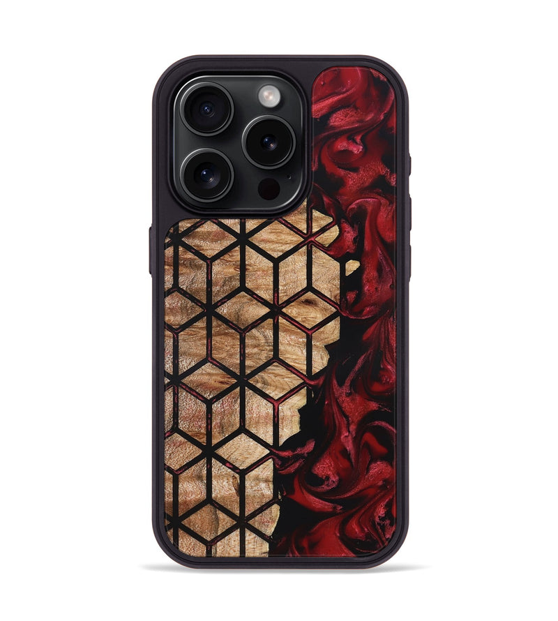 iPhone 15 Pro Wood Phone Case - Kaycee (Pattern, 825360)