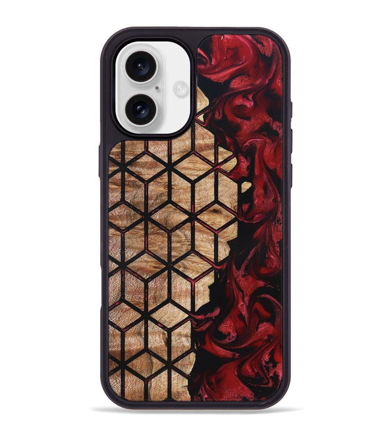 iPhone 16 Plus Wood Phone Case - Kaycee (Pattern, 825360)