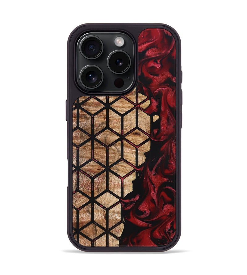 iPhone 16 Pro Wood Phone Case - Kaycee (Pattern, 825360)
