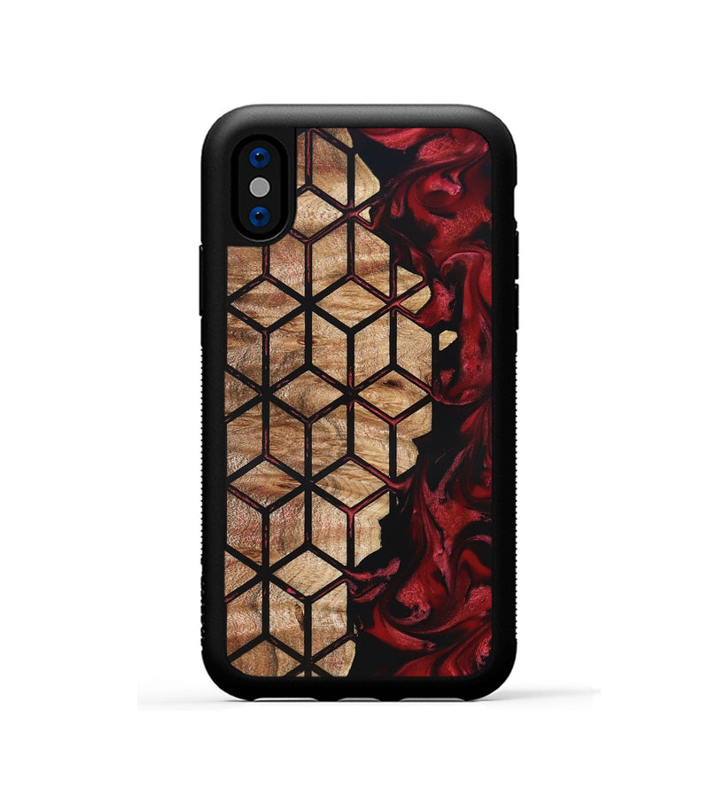 iPhone Xs Wood Phone Case - Kaycee (Pattern, 825360)