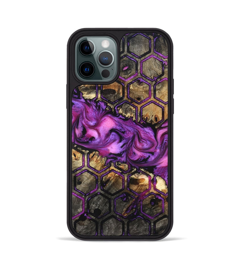 iPhone 12 Pro Wood Phone Case - Natalee (Pattern, 825363)